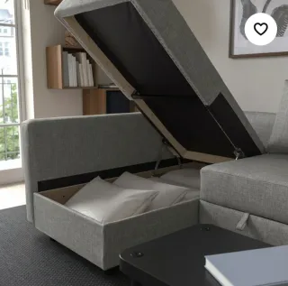 Sofá Cama Friheten Ikea Beige chaisselong