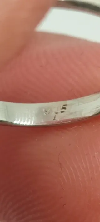 Anillo de Plata y Larimar.