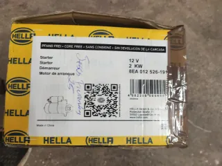 Motor Arranque HELLA Grupo VAG 12V 2KW