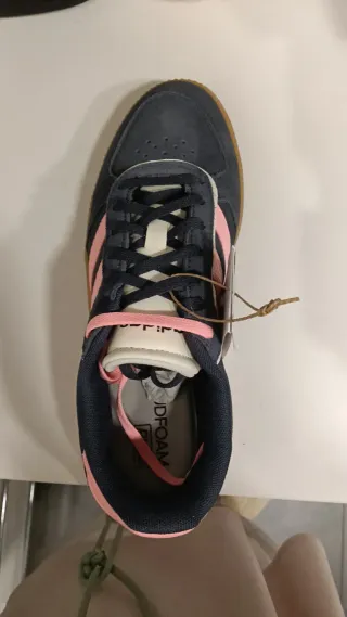 Zapatillas Adidas Breaknet Sleek Azul/Rosa Talla 3