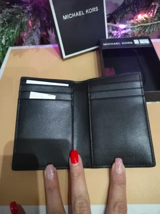 Porta tessere Michael Kors uomo nero