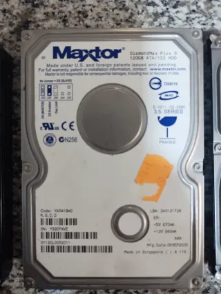 Lote 3 Discos Duros Maxtor y Samsung