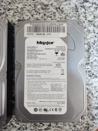 Lote 3 Discos Duros Maxtor y Samsung