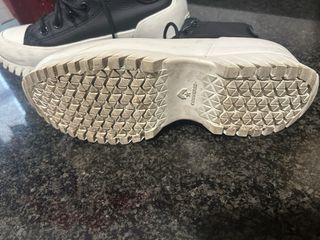 Botas Converse Piel Negras Blancas