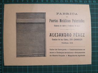 Colección 12 Láminas Zaragoza Principios S.XX