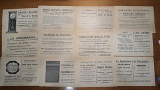 Colección 12 Láminas Zaragoza Principios S.XX