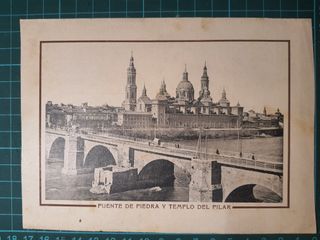 Colección 12 Láminas Zaragoza Principios S.XX
