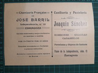 Colección 12 Láminas Zaragoza Principios S.XX