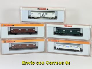 Escala N Vagones cerrados 2 ejes DB Ep. IV Arnold