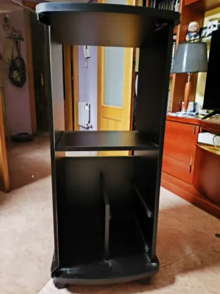Mueble para equipo de música negro