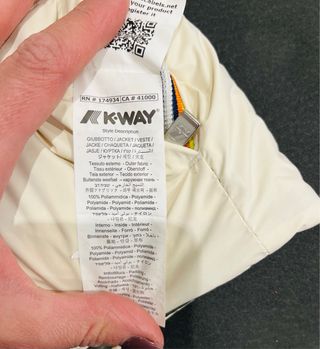 K-way bambina 6 anni