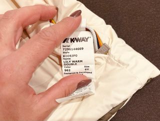 K-way bambina 6 anni