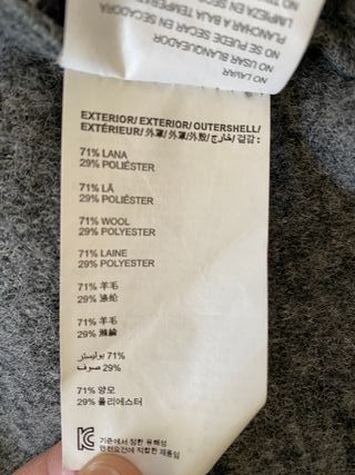 Abrigo de lana de Bimba y Lola.Talla S