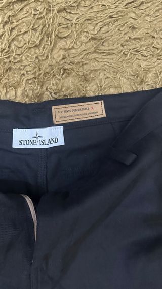 Stone Island Pantalones Cortos Negros Talla M