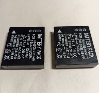 2 Batterie per fotocamere Panasonic CGA-S005E