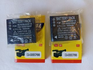 2 Batterie per fotocamere Panasonic CGA-S005E