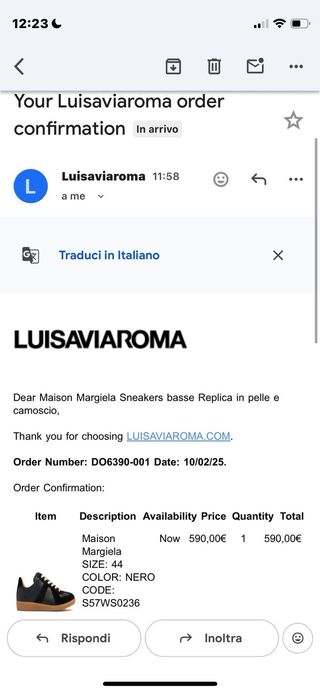 Maison Margiela Scarpe Uomo Nero Grigio