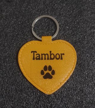 Llavero de cuero personalizado