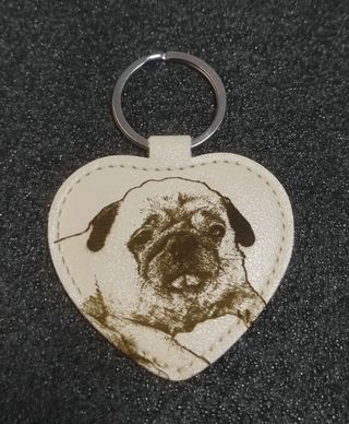 Llavero de cuero personalizado