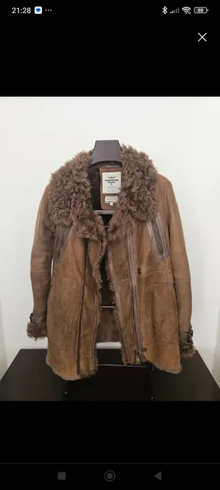 Chaqueta Aviador Militar Marrón