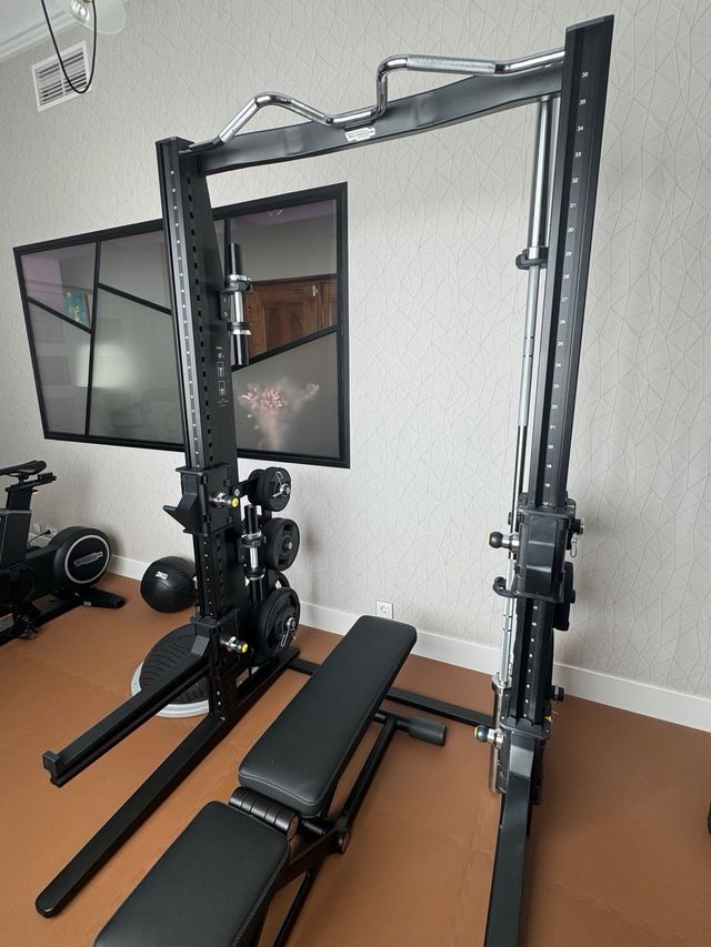 Rack Technogym + Banco + 115kg