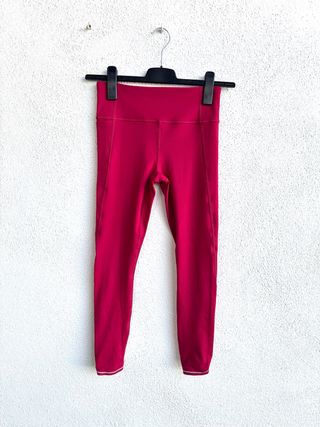 Mallas deporte talla XS color rosa/rojo