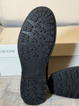 Botines Geox Piel Marrón Talla 42