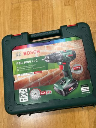 Taladro Bosch PSB 1800 LI-2 18V 1.5Ah