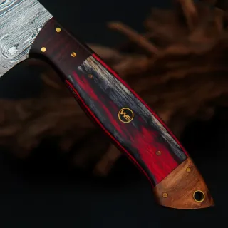 Coltello Chef Acciaio Damasco Forgiato