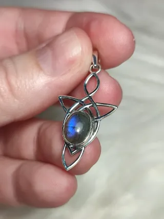 Colgante Plata inspirado en ESDLA de Labradorita