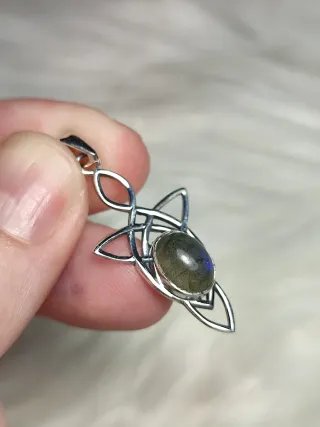 Colgante Plata inspirado en ESDLA de Labradorita