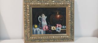 Set di 2 quadri olio su tela