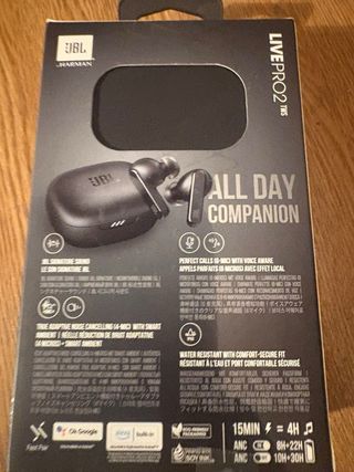 Auriculares JBL Live Pro 2 TWS Negro/Azul Marino