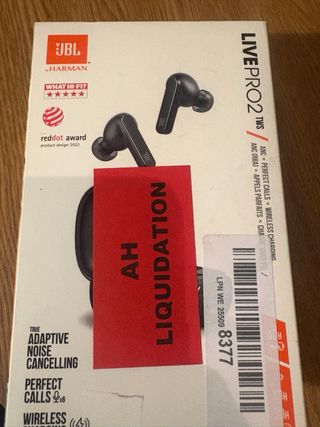 Auriculares JBL Live Pro 2 TWS Negro/Azul Marino