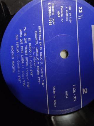 Vinilo Antonio Machin - Exitos