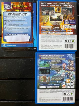 Juegos PS Vita 20€/unidad