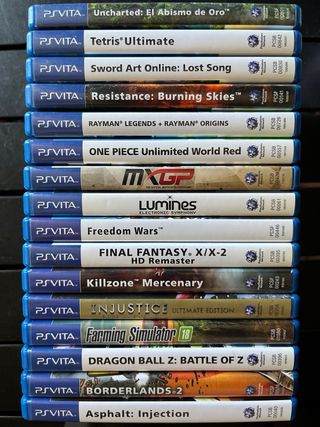 Juegos PS Vita 20€/unidad