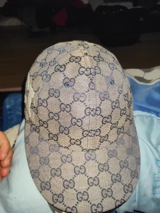 Berretto Gucci Beige e Blu