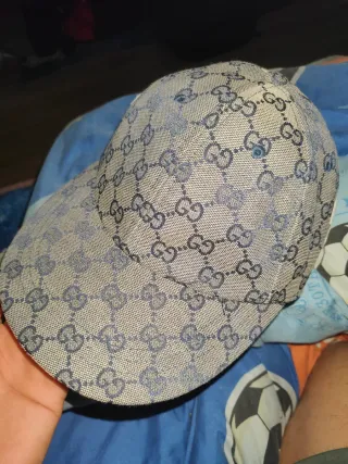 Berretto Gucci Beige e Blu