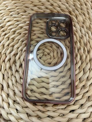 Custodia iPhone 13 Pro Rosa Trasparente