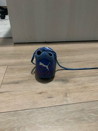 Botas de fútbol Puma azules talla 30/29