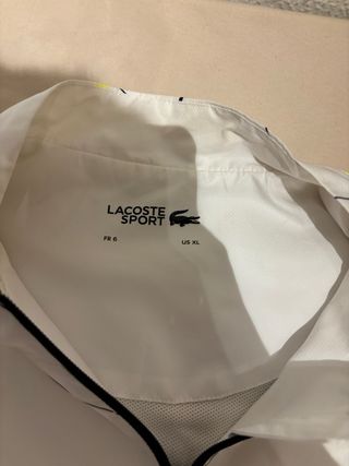 Conjunto Chándal Lacoste Blanco y Amarillo