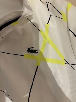 Conjunto Chándal Lacoste Blanco y Amarillo