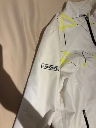 Conjunto Chándal Lacoste Blanco y Amarillo