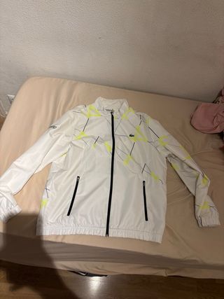 Conjunto Chándal Lacoste Blanco y Amarillo