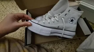 Converse All Star Blancas Talla 36 Sin Uso