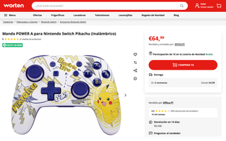 Mando de Nintendo Switch Inalámbrico, Pokémon Nano