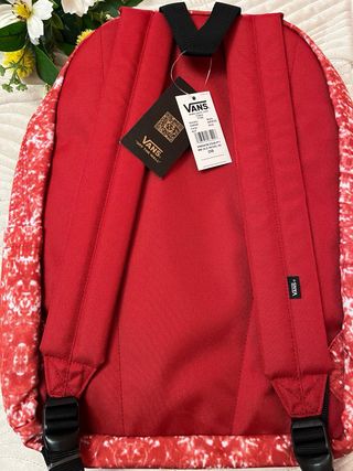 Mochila Vans Roja Estampada