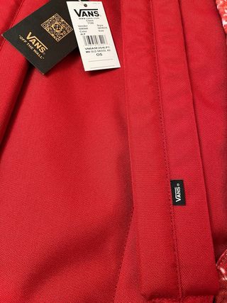 Mochila Vans Roja Estampada