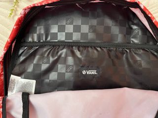 Mochila Vans Roja Estampada